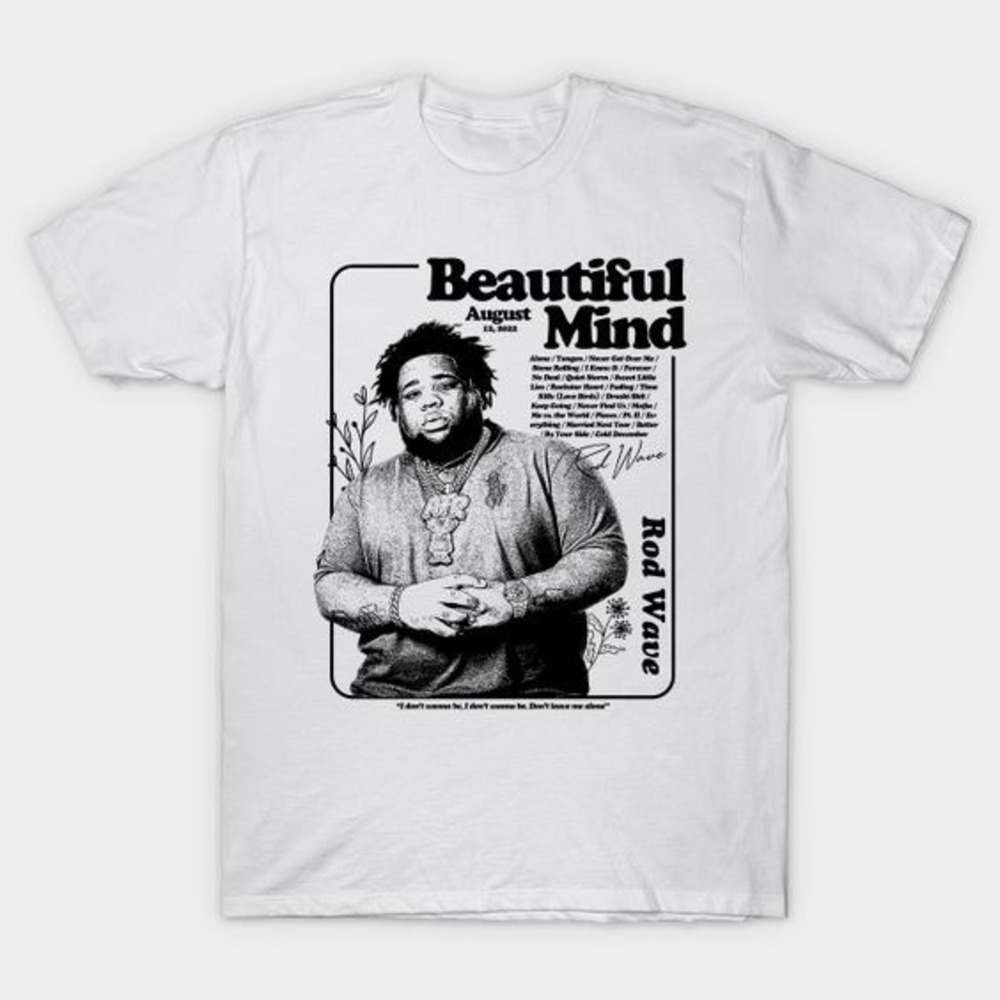 Rod Wave Tour Vintage 90s Hip Hop Rap Music Concert T-shirt